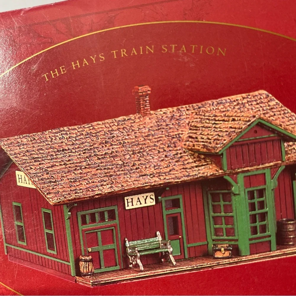 1994 Hallmark Sarah Plain And Tall Collection Maine House Hays Train Station